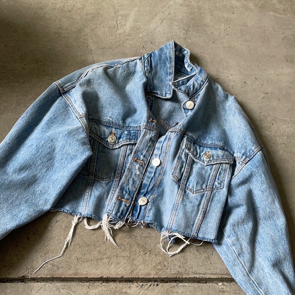 Jean Crop Jacket